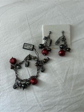 Y2K Fifth Avenue Bracelet and Earrings Set